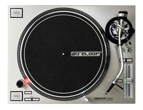 Bandeja de DJ Reloop RP-7000 MK2 SILVER cor prata 110V/220V