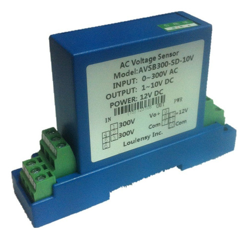Loulensy Transductor Voltaje Sensor Transmisor Entrada 0-50v