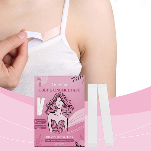 Cinta Adhesiva Transparente Y Transparente Para Cuerpo Y Len