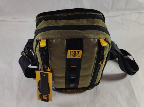 Imagen 4 de 8 de Morral Caterpillar Porta Tablet iPad Hasta 7 Placa Metal