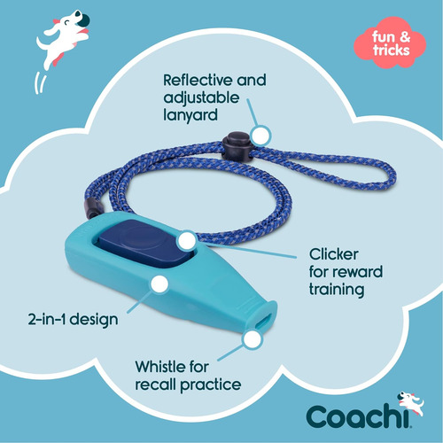 Coachi Whizzclick, 2 En 1 Combinado Clicker Y Silbato, D...