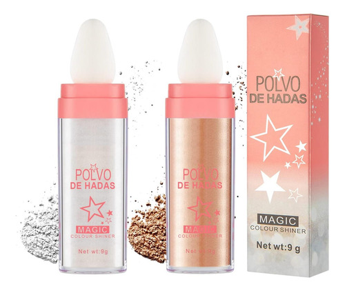 Maquillaje En Barra De Polvo Resaltador 2 Piezas Polvo De En