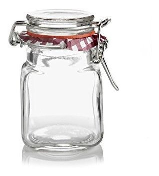 Kilner Square Clip Top Spice Jar 2fl Oz