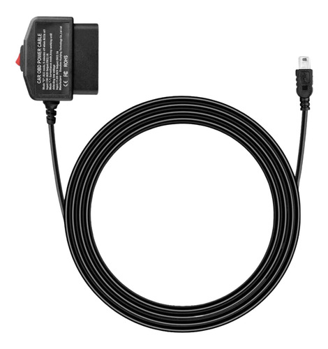 1 Unidad Cable De Alimentacion Obd, Mini Puerto Usb Obd2 Cab