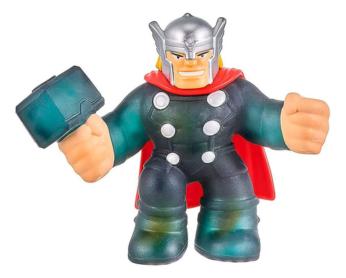 Thor Heroes De Goo Jit Zu Marvel Estirable De Bandai Nuevo