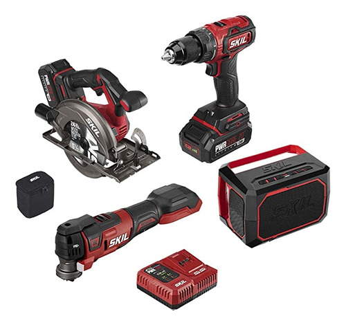 Skil Pwr Core 20 Kit Combinado Sin Escobillas De 20 V 4 Her.