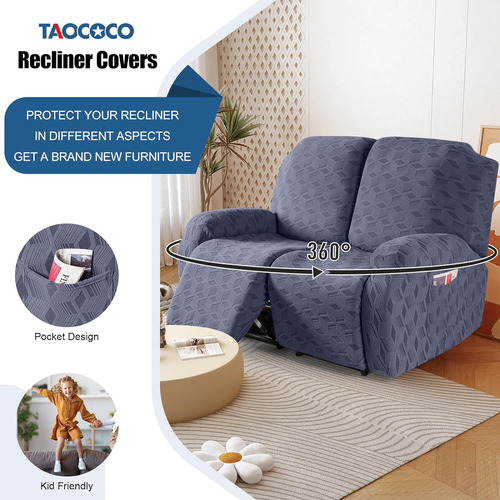 Funda De Sofá Reclinable, Funda Elástica De Jacquard ...