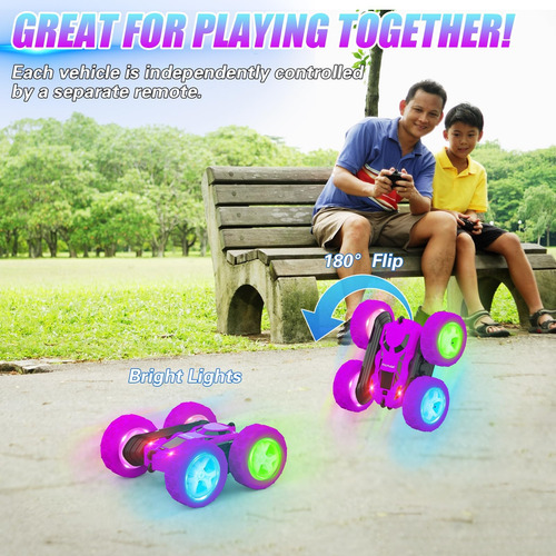 Hamdol Coche De Control Remoto Para Niños Stunt Rc Cars Con