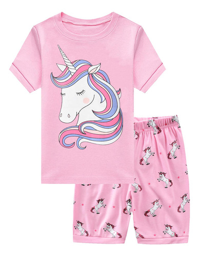 Pijamas De Verano Para Ninas Pequenas, Conjuntos De Pantalon
