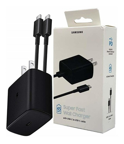 Cargador Pared Samsung Super Rapido 45w Usb-c Original Nuevo