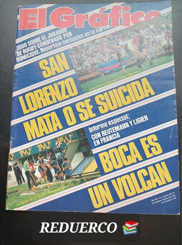 El Gráfico 3344 Rugby Colliard San Lorenzo Boca 8/11/1983