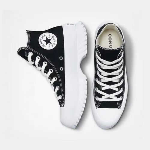 Tenis Casual All Star Lugged 0870 Dama Negro Original