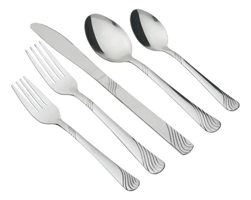 Set De 48 Cubiertos Con Charola Organizadora Para 8 Personas