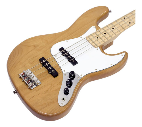 Bajo Electrico Sx Alder Jbass Natural Color Marrón