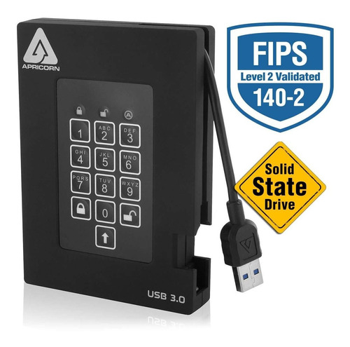 Apricorn Aegis Fortress Fips 140-2 Nivel 2 Validado Usb