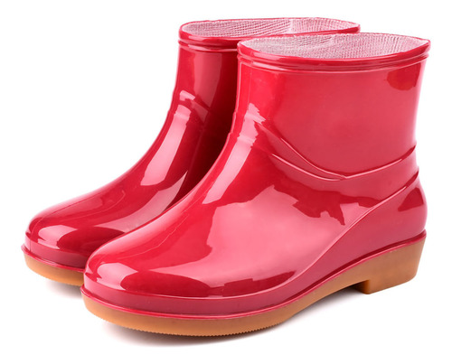 Botas De Lluvia Para Mujer, Botas Cortas Antideslizantes A L