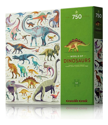 Rompecabezas Puzzle Mundo Dinosaurio 750 Pz Croc Creek Pr