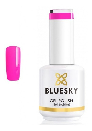 Esmalte Gel Qxg009 Rosado Neon Fuerte