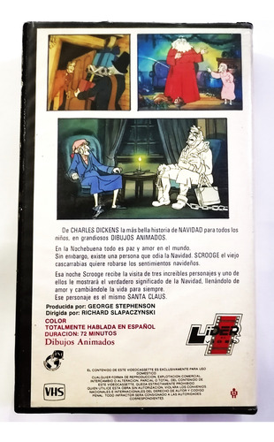 Un Cuento Del Santa Claus Pelicula Animada Formato Vhs 1982 (Usado)