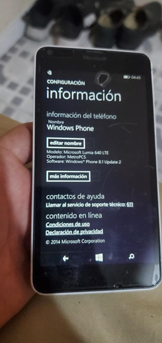 Microsoft Lumia 640 4g Blanco (Usado)