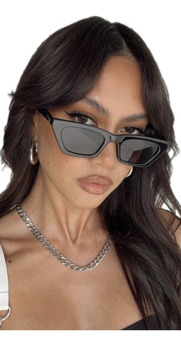 Óculos De Sol Feminino Retro Gatinho Moda Blogueiras Uv 400