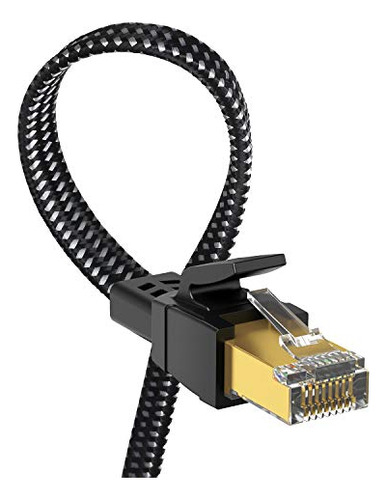 Cable Ethernet Cat 8 De Orbram 150 Ft, Trenzado De Nylon De