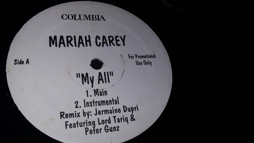 Mariah Carey My All Maxi Single 12  Lp Vinilo