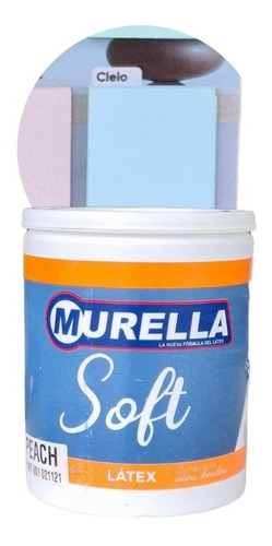 Latex Murella Soft Color Cielo Pastel Celeste X 1 Litro