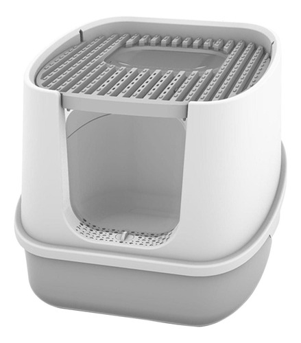 Caja De Arena Para Gatos, Lavabo Grande Para Gris M