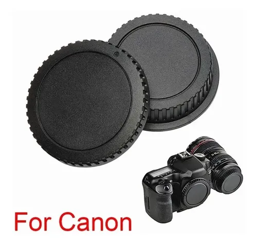 Tapa De Lente Trasera Y Tapa De Cuerpo Para Cámara Canon Rf | Cuotas Sin Interés