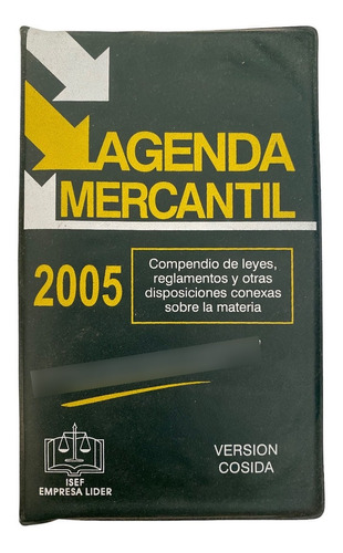 Libro Agenda Mercantil 2005 Isef Version Cocida Compendio