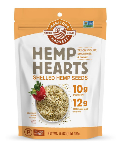 Manitoba Harvest Hemp Corazones De Semillas De C&aacute;&nti