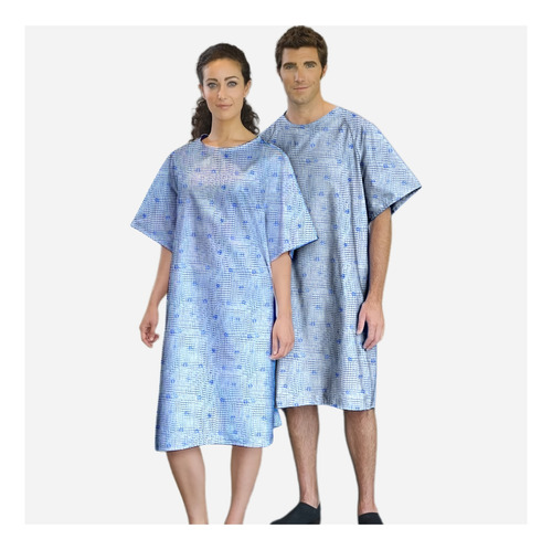 Bata Reutilizable Paciente Hospital Super Cómoda