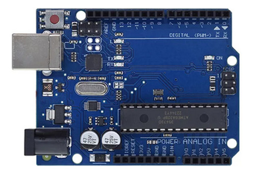 Arduíno Uno R3 16u2 Atmega 328p Com Cabo Usb 15cm