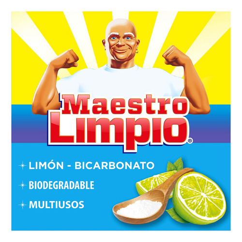 Detergente En Polvo 1 Kilo Multiusos Maestro Limpio 1 Kg