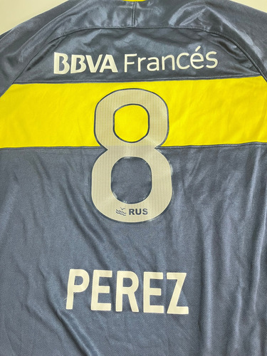 Camiseta Boca Juniors Nike Titular 2017 Bbva #8 Perez T.l (Usado)
