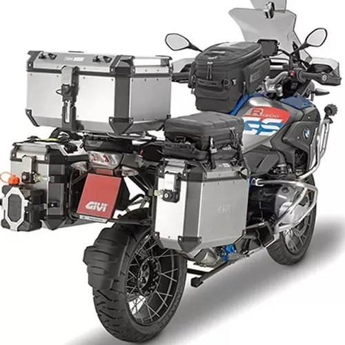 Bau Lateral Givi Trekker Outback 37l Obkn37apack2 Alumínio Bau Lateral Givi Trekker Outback 37l Obkn37apack2 Alumínio