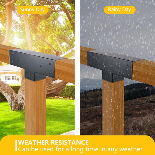 Kit De Pérgola De Carpintería Soporte De Madera Elev...