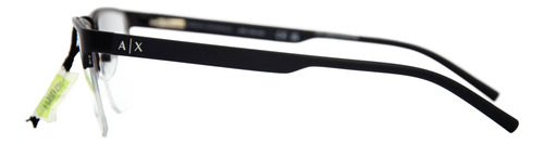 Armazones Armani Exchange Ax1026l Marcos Anteojos Hombre Ver Negro