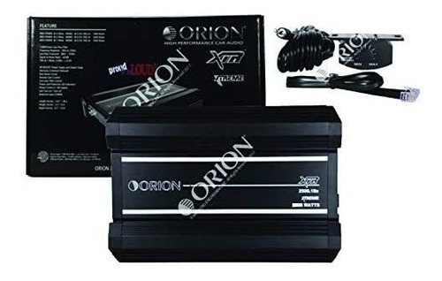 Amplificador Orion Xtr 2500 1 Canal Estéreo Para Auto