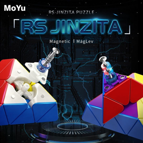 Imagen 6 de 10 de Cubo Rubik Moyu Meilong Jinzita Piramide Cubo Magico