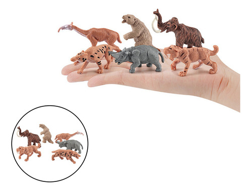 Figuras De Animales De Granja Adorno 6 Animal Prehistórico