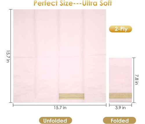 Servilletas Desechables De Papel, Sensación Lino, Para Event