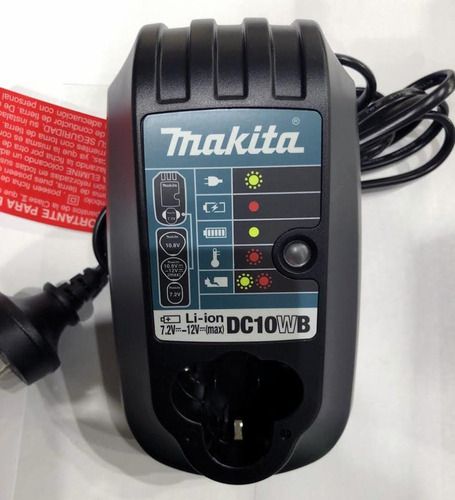Cargador De Bateria Makita Dc10wb Inteligente 12v 10.8v