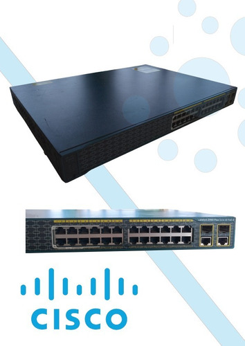 Switch Cisco 2960-24pc-s Catalyst Para Empresas, Internet (Reacondicionado)