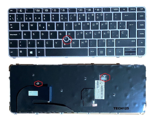 Teclado Hp Elitebook 745 G3, 745 G4,, 840 G3, 848 G3, 840 G4