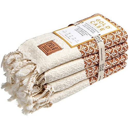 Helen Original Turkish Hand Towels - Set Of 4-20x40 100...