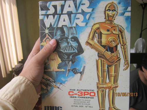 Star Wars / C3po / C3po Modelo Para Armar Marca Mpc 10  1977