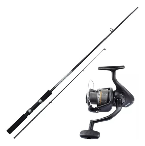 Combo Okuma Revenger 9 Pies Carrete 5500 Pesca Mar Fuerte