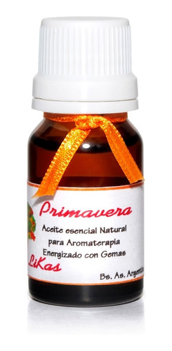 Aceite Esencial Fórmula  Primavera   Para Aromaterapia 12cc